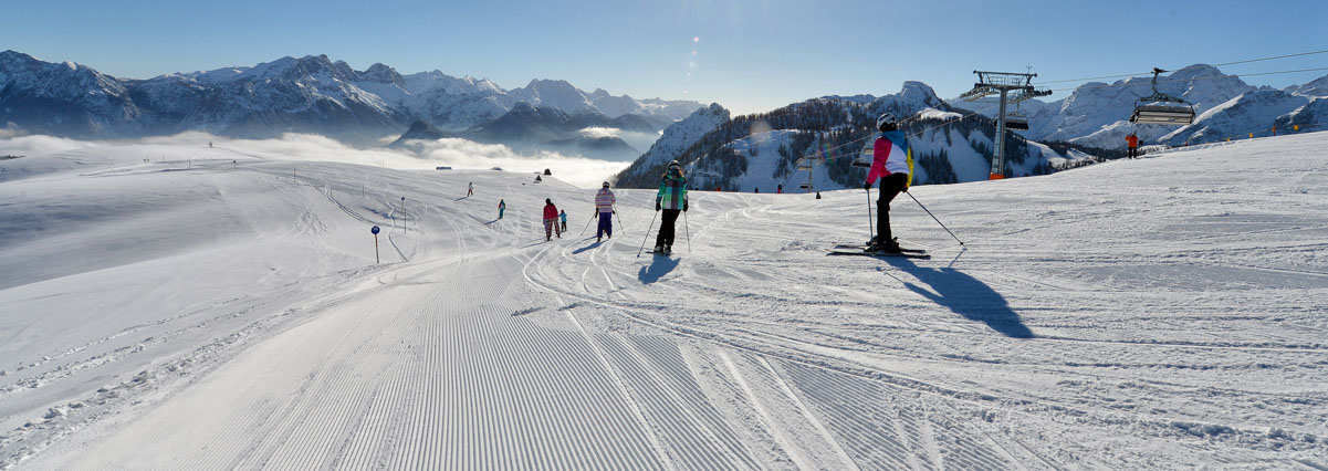 Winter Lofer Skifahren